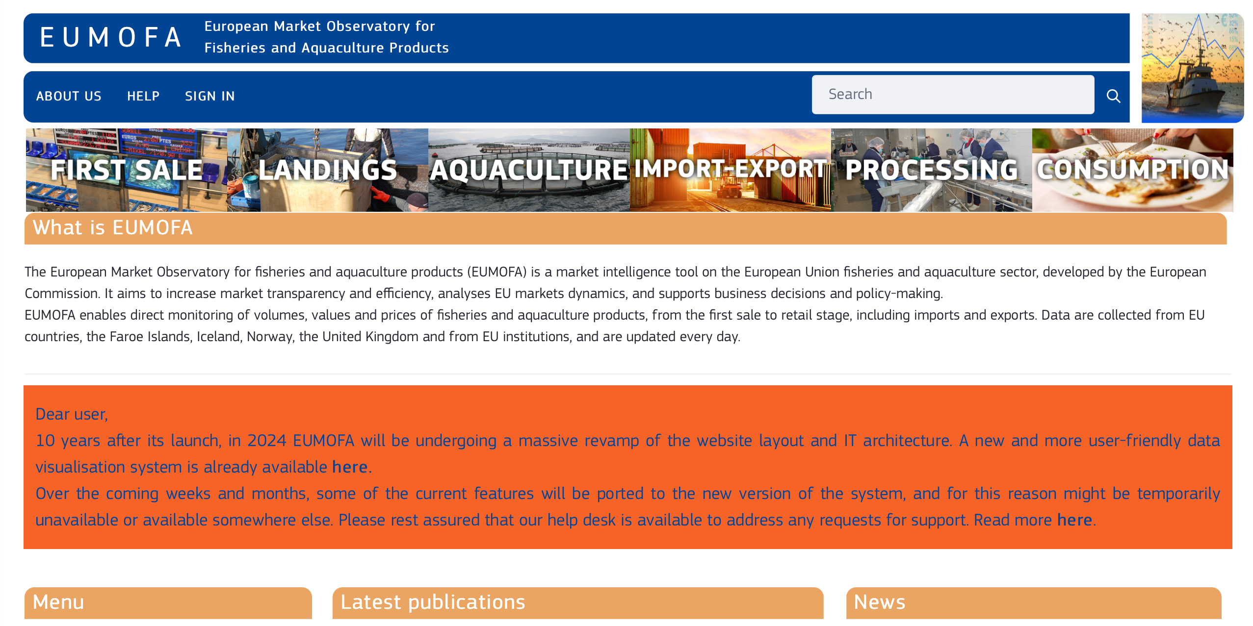European Market Observatory for Fisheries and Aquaculture Products (EUMOFA)
